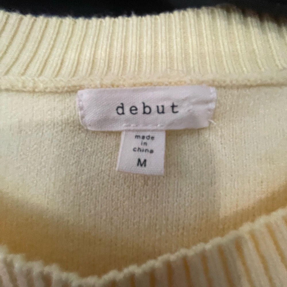 Debut Women's Soft Cream Turtleneck Sweater